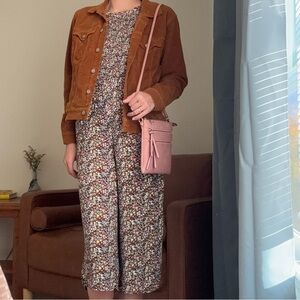 Petite Loft Floral Jumpsuit